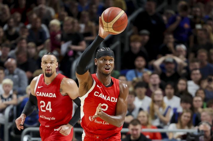 Shai Gilgeous-Alexander var frábær í stórsigrinum á Frökkum í dag.