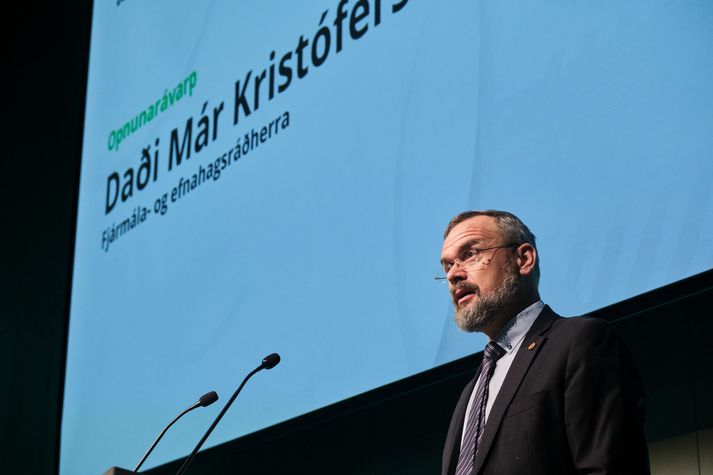 Daði Már Kristófersson setur Skattadaginn, líkt og hann gerði í fyrra.  