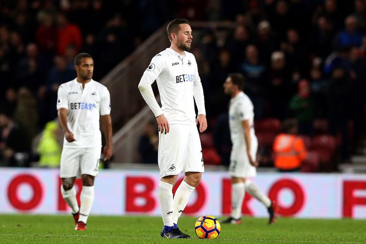 Gylfi Þór Sigurðsson. Þarf hann að hugsa um næstu skref í janúar?