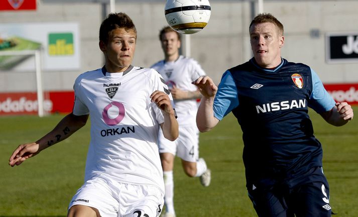 Eiður Aron í leik með ÍBV árið 2011.