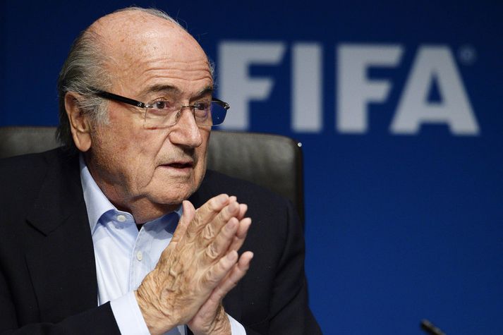 Sepp Blatter, forseti FIFA.