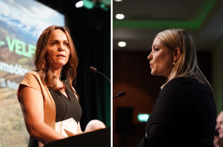 Ingibjörg Ísaksen og Lilja Dögg Alfreðsdóttir.