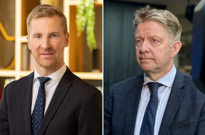 Sveinn Logi Sölvason, forstjóri Emblu Medical, móðurfyrirtækis Össurar, og Bogi Nils Bogason, forstjóri Icelandair. 