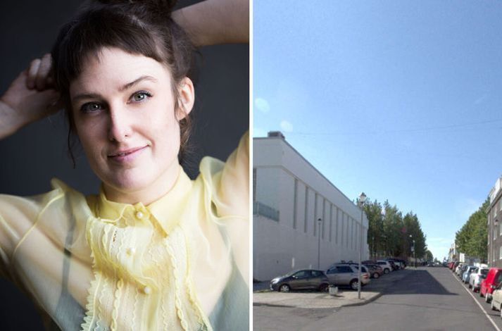 Tinna segir stæðið hafa verið einstaklega illa merkt. 