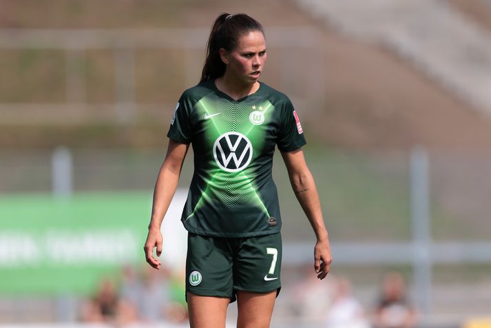 Sara Björk Gunnarsdóttir varð meistari í Þýskalandi með Wolfsburg á síðustu leiktíð.