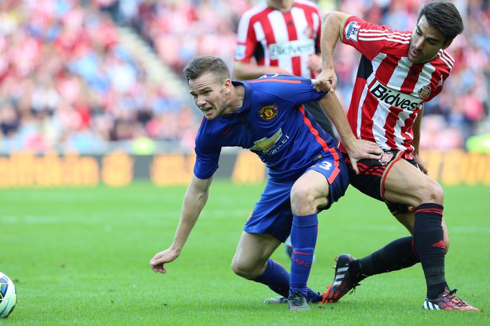 Tom Cleverley í leik Manchester United og Sunderland um síðustu helgi.