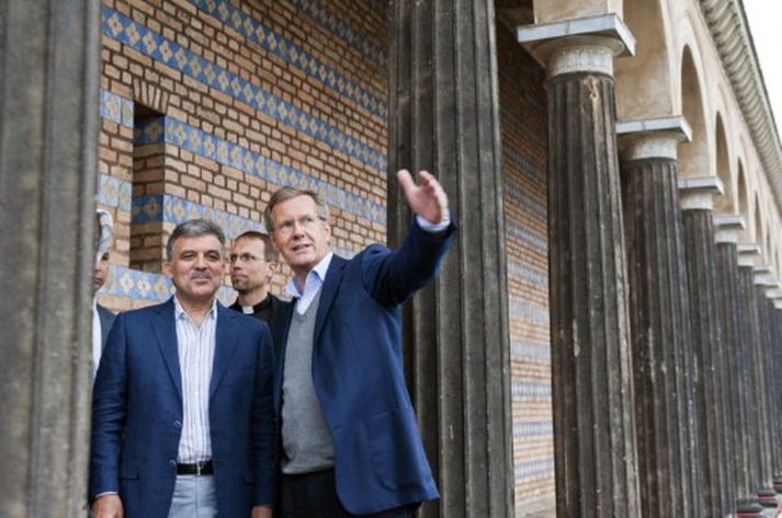 Christian Wulff, forseti Þýskalands, ásamt Abdullah Gül, forseta Tyrklands.