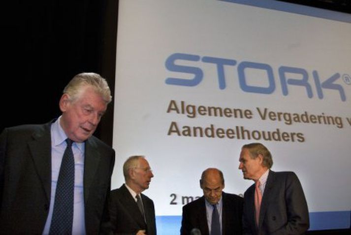 Frá aðalfundi Stork í mars. Félagið skilaði döpru uppgjöri fyrir afkomuna á þriðja ársfjórðungi.