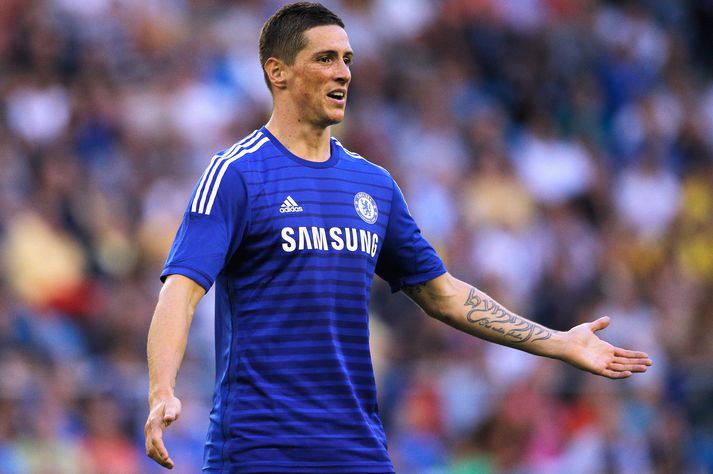 Fernando Torres í æfingarleik Chelsea og Vitesse á dögunum.