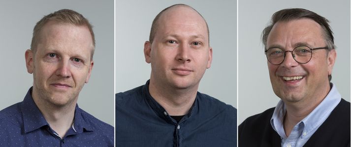 Björgvin Jónsson, Ingi Björn Ágústsson og Óskar Tómasson eru nýir starfsmenn Spyr.