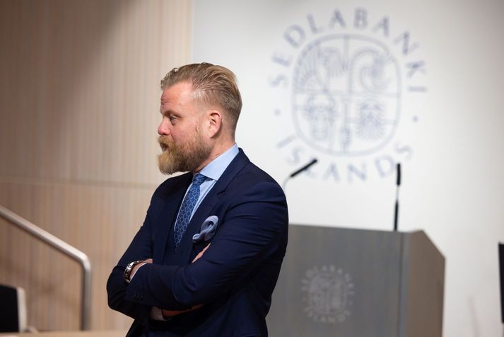 Ásgeir Jónsson seðlabankastjóri en markmiðið með gjaldeyrisinngripastefnu bankans er að draga úr skammtímasveiflum á gjaldeyrismarkaði.