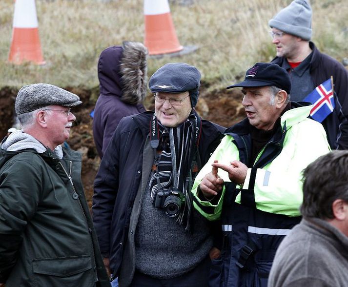 Hraunavinir Helgi Pétursson tónlistarmaður, Ómar Ragnarsson og Eiður Svanberg Guðnason, fyrrverandi ráðherra.