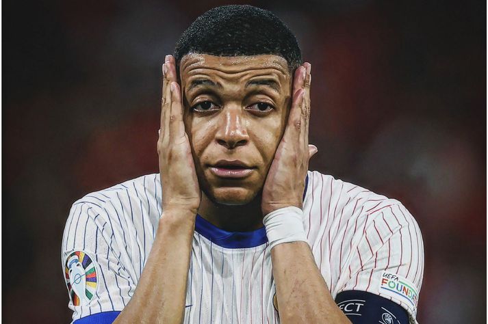 Evrópumót Kylian Mbappé og félaga í franska landsliðinu endaði í undanúrslitaleiknum á móti Spáni.