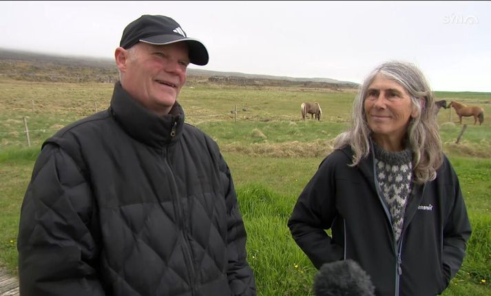 Bændurnir á Svalbarði á Vatnsnesi, þau Ástmundur Norland og Hanný Norland Heiler.