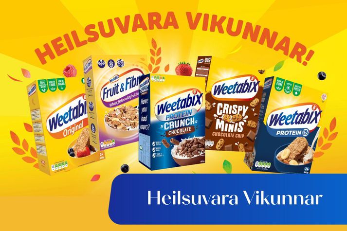 Þú gætir unnið veg­legan gjafapoka fullan af Weetabix