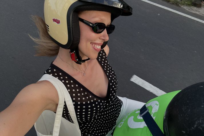 Ævintýrakonan og pílatesþjálfarinn Silja Geirsdóttir nýtur lífsins á Balí. 