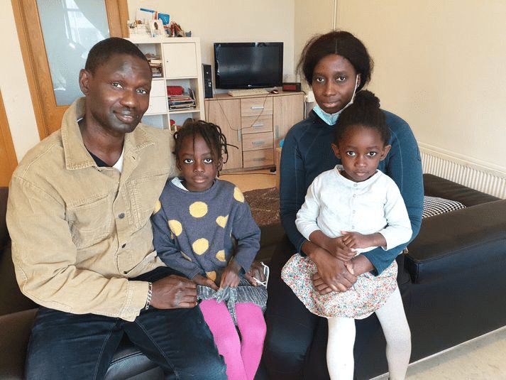 The two daughters, Regine Martha and Elodie Marie, who are just three and six, were both born in Iceland after their parents, Bassirou Ndiaye and Mahe Diouf moved here from Senegal seven years ago.