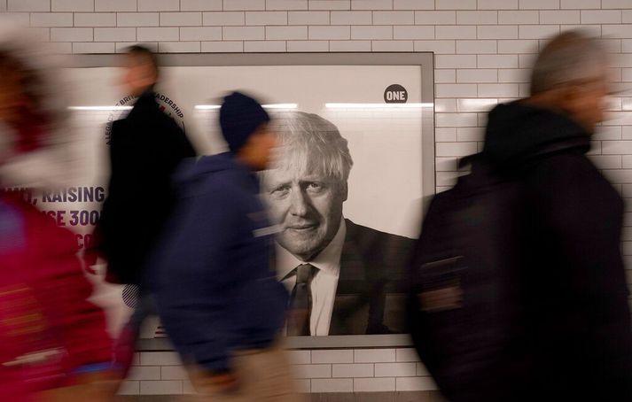 Boris Johnson var forsætisráðherra Bretlands frá árinu 2019 þangað til í sumar.