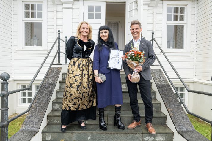 Tónlistarkonan Ragnhildur Gísladóttir var útnefnd borgarlistamaður við hátíðlega athöfn í Höfða í dag.