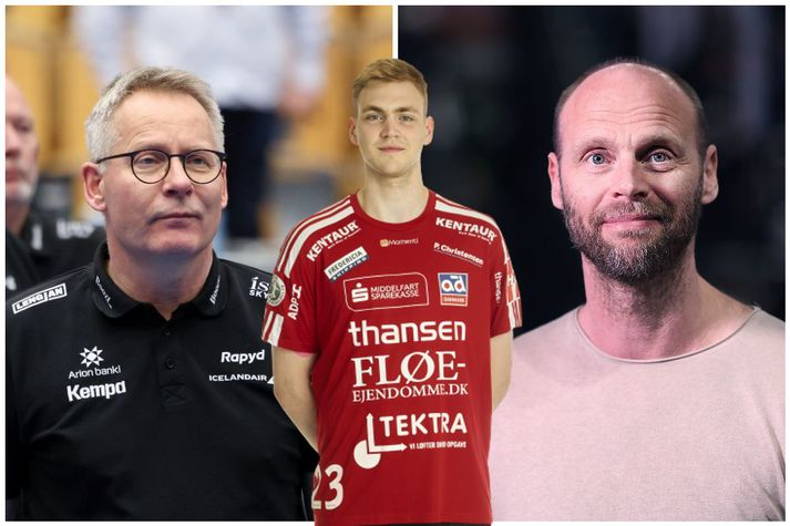 Einar Þorsteinn spilar undir stjórn Guðmundar Guðmundssonar hjá Fredericia í Danmörku. Faðir Einars er Ólafur Stefánsson, handboltagoðsögn.