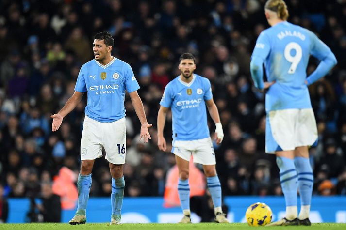 Álagið hefur verið mikið á Rodri enda líklegast mikilvægasti leikmaður Manchester City liðsins.