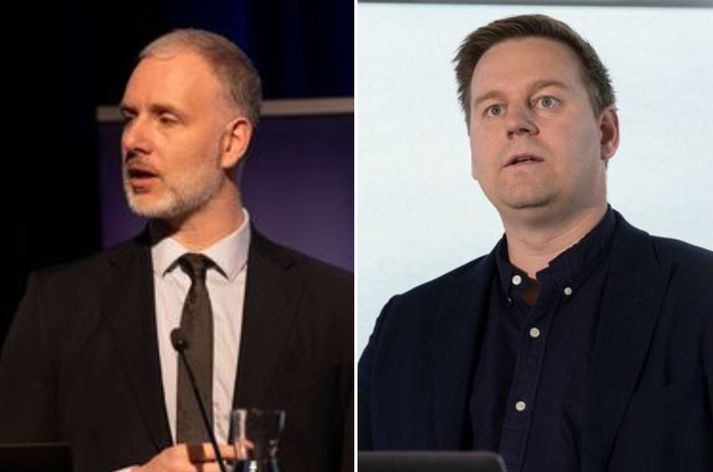 Kristinn Jónasson. lögmaður KPMG og formaður körfuknattleiksdeildar Hauka, og Birgir Jóhannsson, framkvæmdastjóri ÍTF.