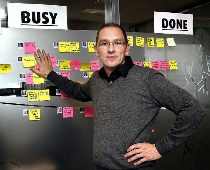 Pétur ÁGústsson Innanhússlausn hjá TM Software er orðin fullbúin vara fyrir erlendan markað. Markaðurinn/GVA