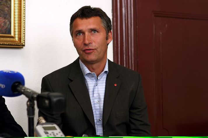 Jens Stoltenberg Forsætisráðherrann vildi þverpólitíska langtímasátt.
 