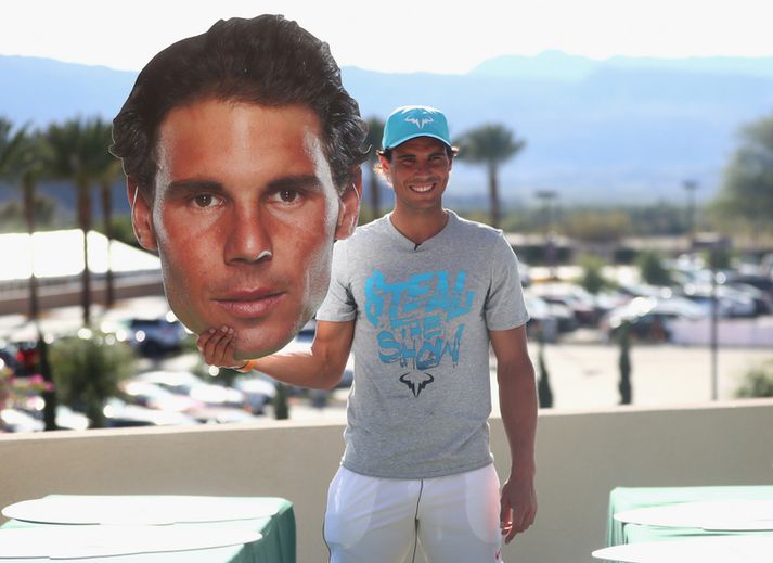 Spænski tenniskappinn Rafael Nadal.