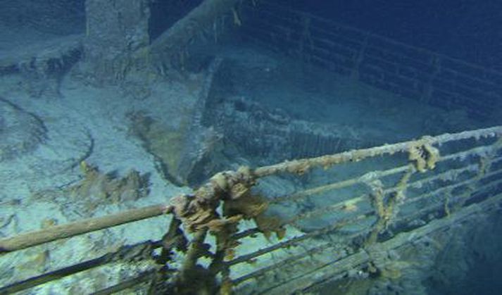 Titanic var beygt í ranga átt áður en það sökk. Mynd/ afp.