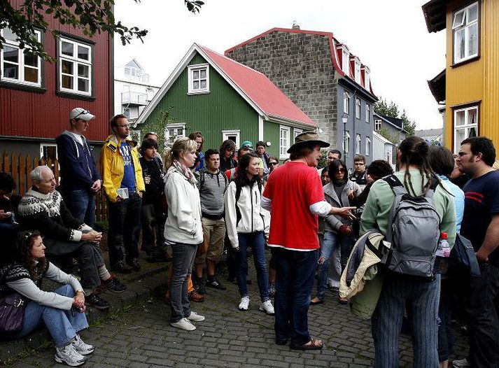 Þrjátíu prósenta fjölgun ferðamanna í apríl milli ára.