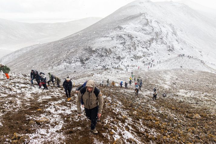 Vindáttin verður ekki hagstæð fyrr en um hádegi en þó má búast við köldu veðri.