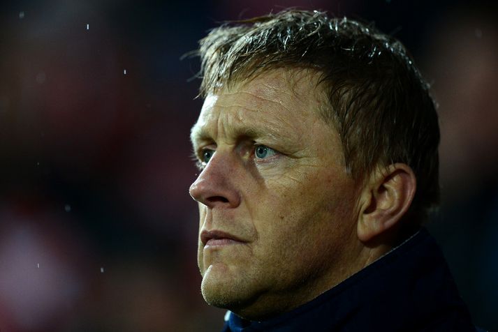 Heimir Hallgrímsson er með smá kvíðahnút.