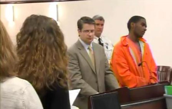 Heidi Damon ávarpar árásarmann sinn, Javon Cooper.