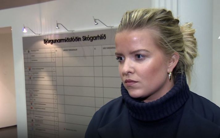 Áslaug Arna Sigurbjörnsdóttir dómsmálaráðherra ræddi við fréttamann í kvöldfréttatíma Stöðvar 2.