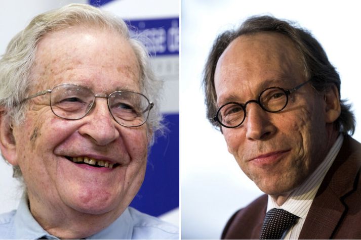 Noam Chomsky, málsvísindamaður og róttæklingur, og Lawrence Krauss, stjarneðlisfræðingur og dómsdagsspámaður, voru á meðal þeirra vísindamanna sem vildu að Jeffrey Epstein réði þeim heilt.