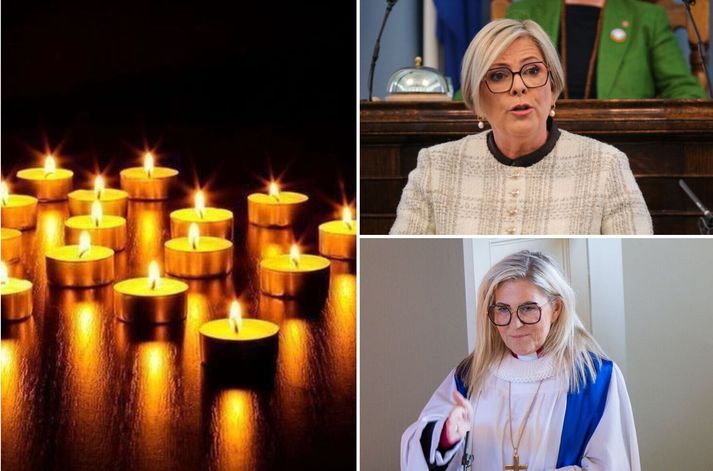 Halla Tómasdóttir forseti og Guðrún Karls Helgudóttir biskup votta aðstandendum samúð sína.