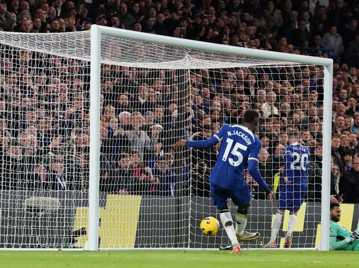 Nicolas Jackson er markahæsti leikmaður Chelsea það sem af er tímabilinu