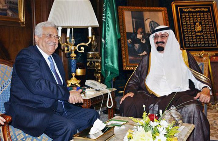 Mahmoud Abbas og Abdullah konungur