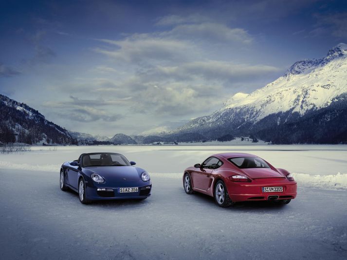 Porsche Boxster og Cayman eru minnstu framleiðslubílar Porsche.