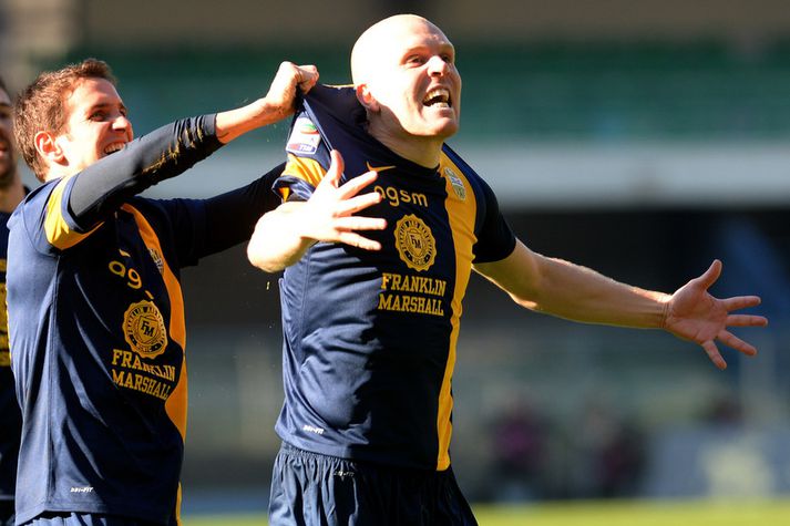 Emil Hallfreðsson nýtur lífsins hjá Hellas Verona í ítölsku A-deildinni og er klár í slaginn með íslenska landsliðinu í undankeppni EM.