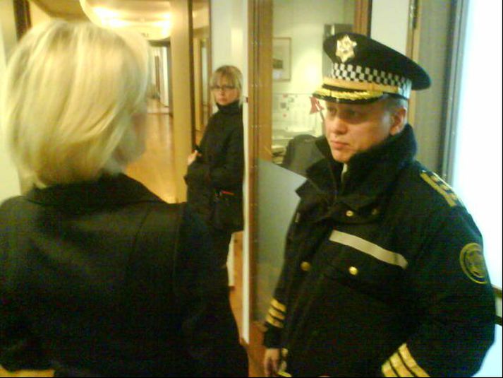 Stefán Eiríksson lögreglustjóri greindi frá aðgerðum lögreglu á fundi allsherjarnefndar.