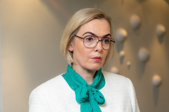 Guðrún Hafsteinsdóttir dómsmálaráðherra.