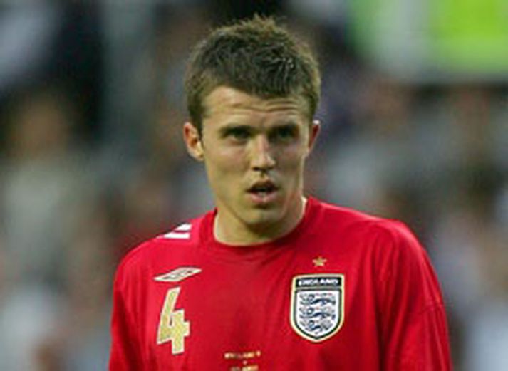 Michael Carrick í vináttulandsleik gegn Hvíta Rússlandi í maí 2006.