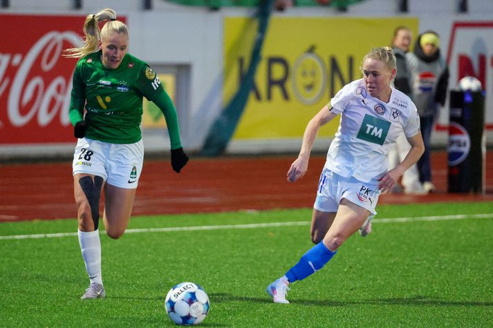 Birta Georgsdóttir var ekki lengi að stimpla sig inn hjá Genoa.