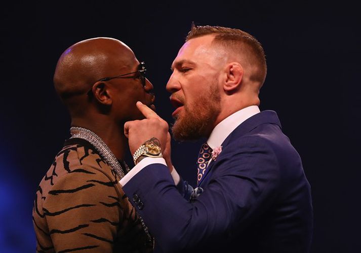 Mayweather og McGregor mætast í hringnum 26. ágúst.