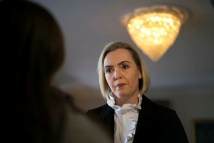 Guðrún Hafsteinsdóttir dómsmálaráðherra.