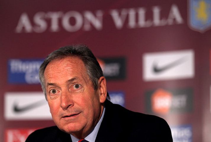 Gerard Houllier, stjóri Aston Villa.