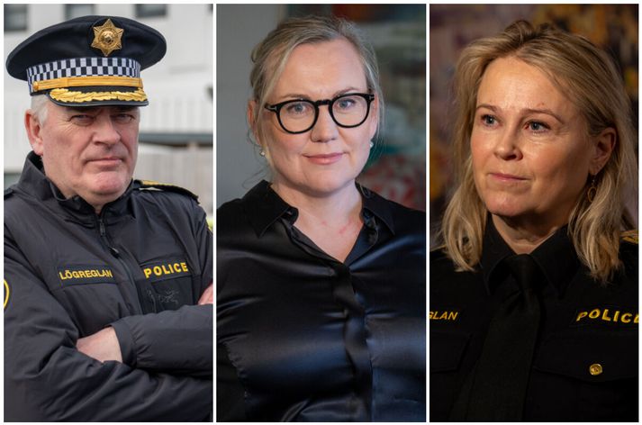 Úlfar Lúðvíksson fyrrverandi lögreglustjóri á Suðurnesjum skaut föstum skotum á Sigríði Björk Guðjónsdóttur ríkislögreglustjóra í viðtali á föstudag vegna þess sem miður hefur farið í landamæraeftirliti. Þorbjörg Sigríður Gunnlaugsdóttir dómsmálaráðherra segir embættismönnum ekki um að kenna. 