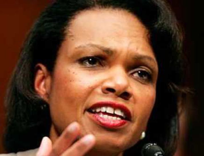 Ingibjörg Sólrún mun funda með Rice í Washington.